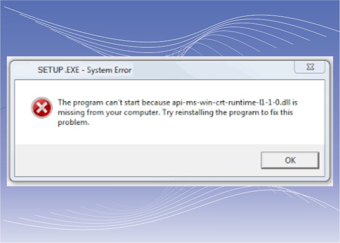 Cách sửa lỗi api-ms-win-crt-runtime-l1-1-0.dll bị thiếu